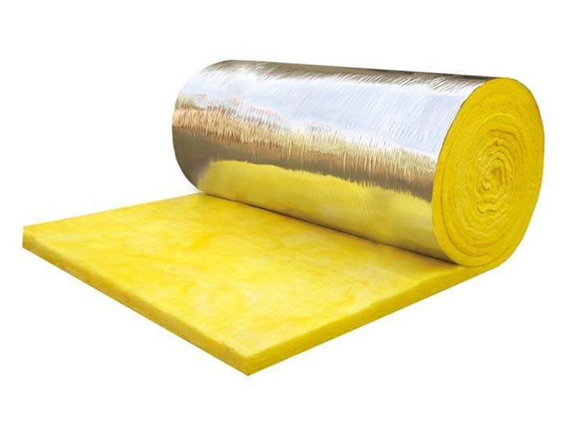 Glass Wool Flet (with alu-foil) used as the heat insulation layer for roof & wall